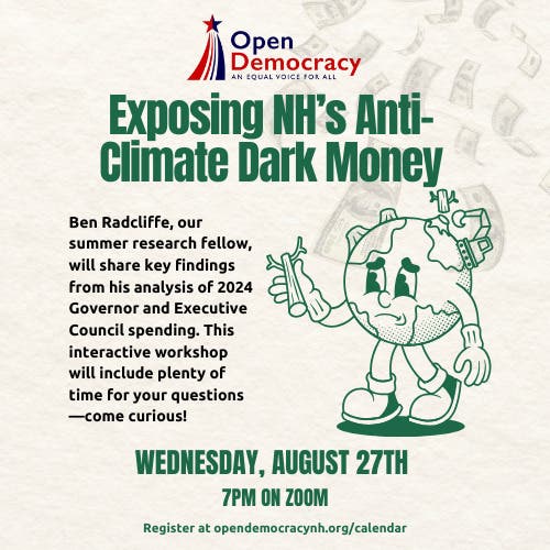 Exposing the Anti-climate Dark Money Network in NH