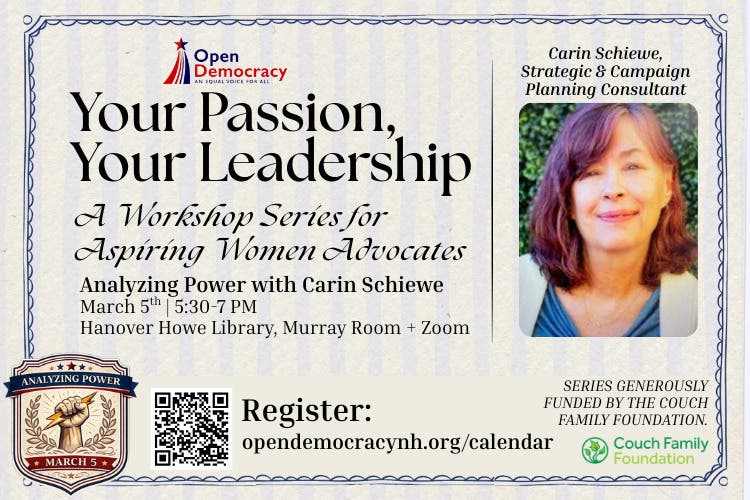 Women's Leadership Series: Analyzing Power
