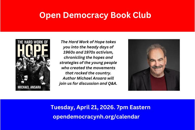 Open Democracy Book Club: The Hard Work of Hope