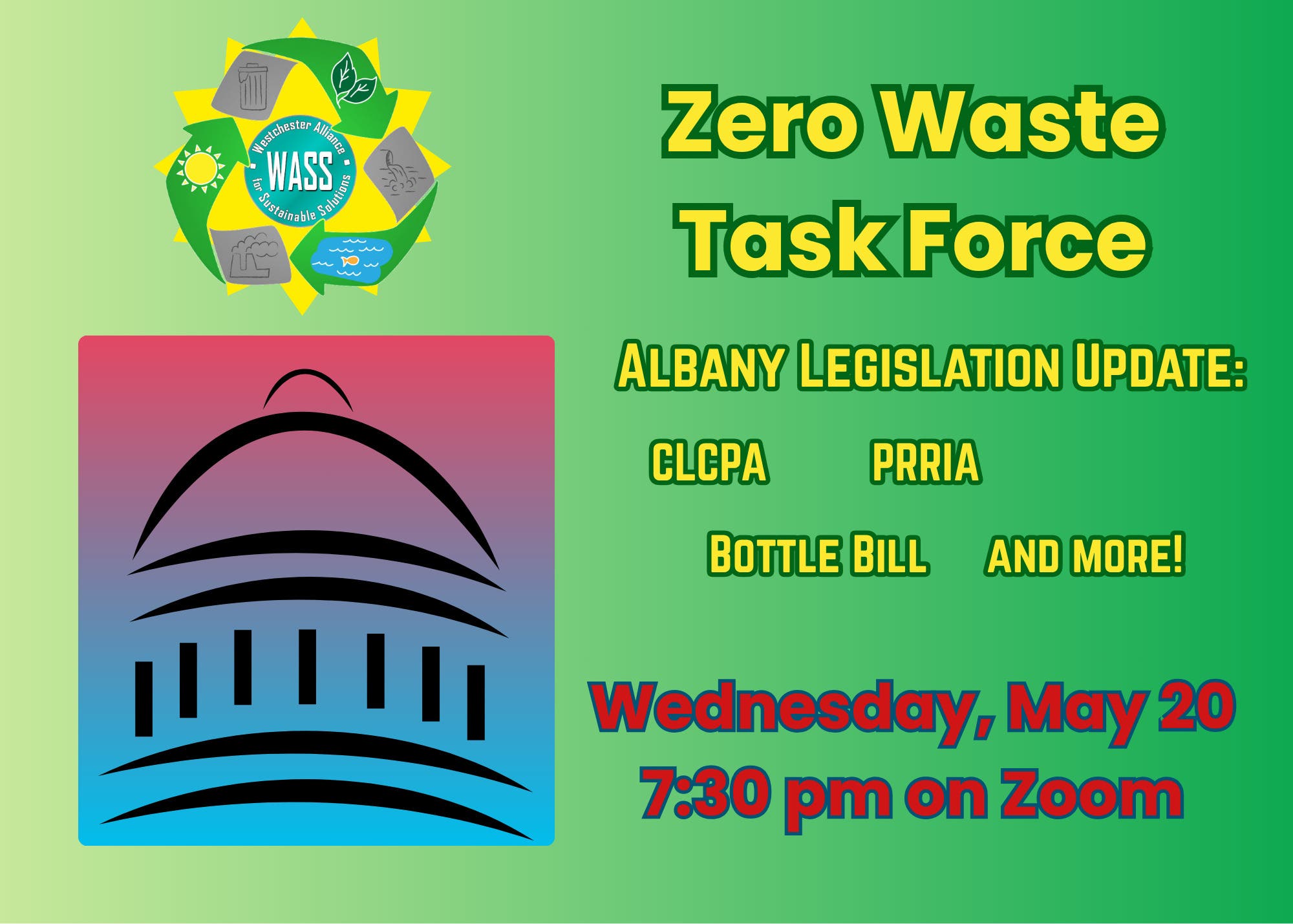 Zero Waste Task Force: Albany Legislative Update