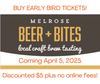 Shop early for your BEER + BITES tickets and save!