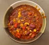 Enjoy hearty vegan chili!