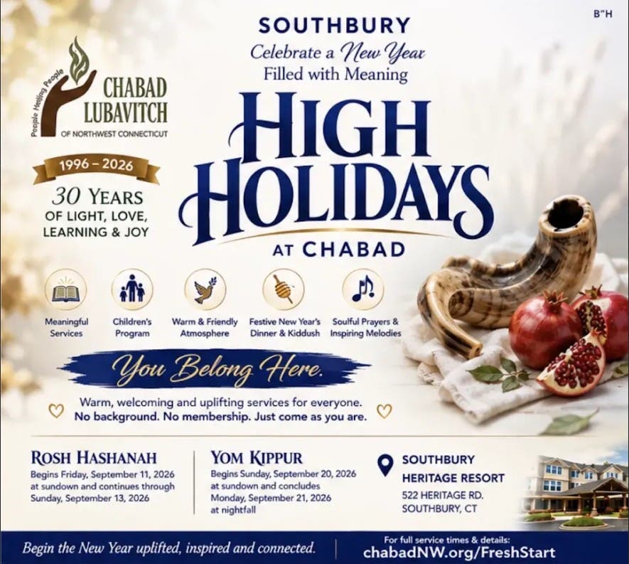 High Holidays in Southbury | You Belong Here