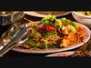 Lobster Crispy Noodle ($65) with Twin Lobsters flash fried with Carrots, Bok Choy, Snow Peas, and XO Sauce