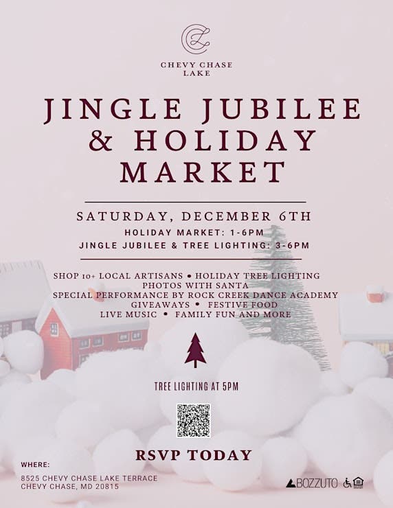 Annual Jingle Jubilee & Holiday Pop-Up Market at Chevy Chase Lake