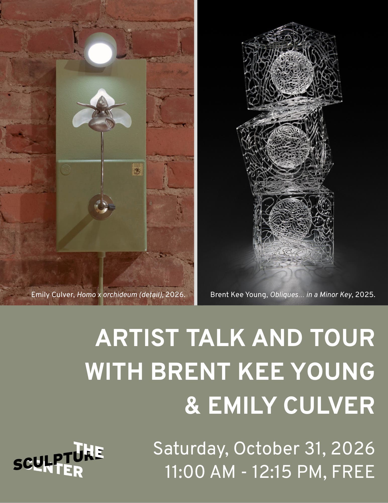 Artist Talk and Tour with Brent Kee Young and Emily Culver