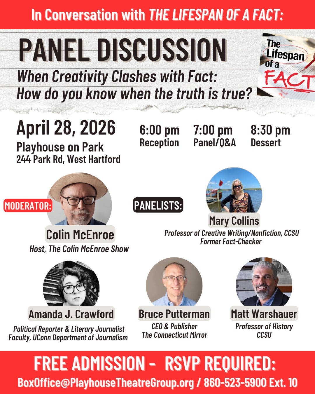  Panel Discussion: When Creativity Clashes with Fact: