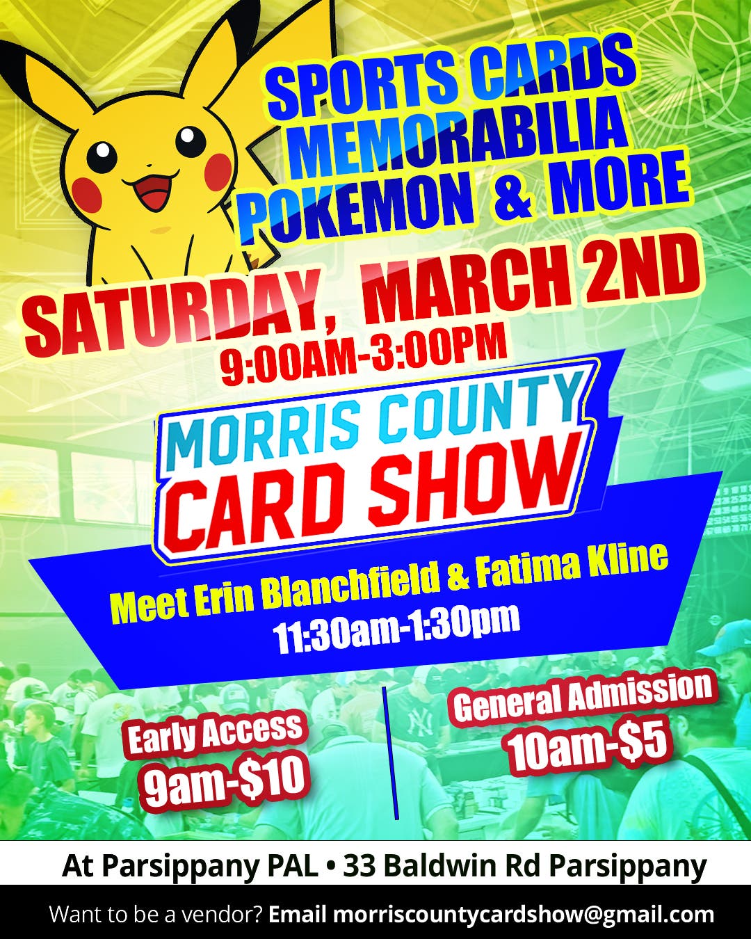 Mar 2 | Morris County Card Show | Morristown, NJ Patch