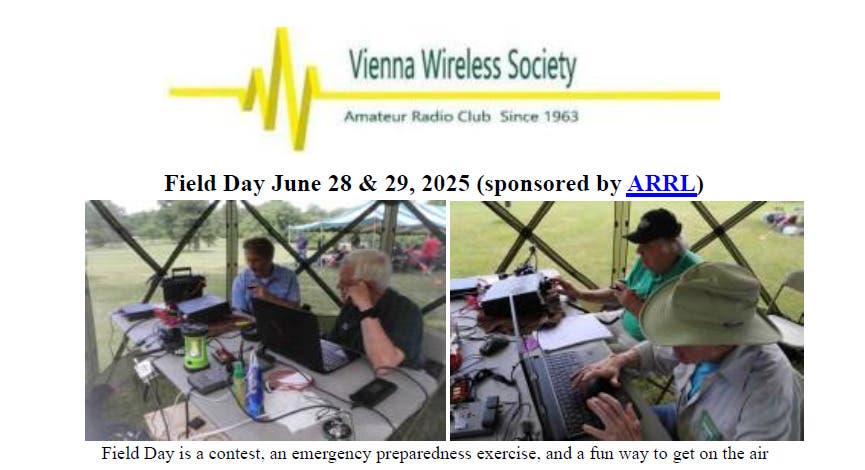 See Emergency Radio Communication in Action - ARRL Field Day 2025