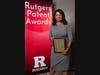 Maxine Strickland, an associate professor of diagnostic sciences, with her patent plaque at the inaugural 2024 Rutgers Innovation Awards