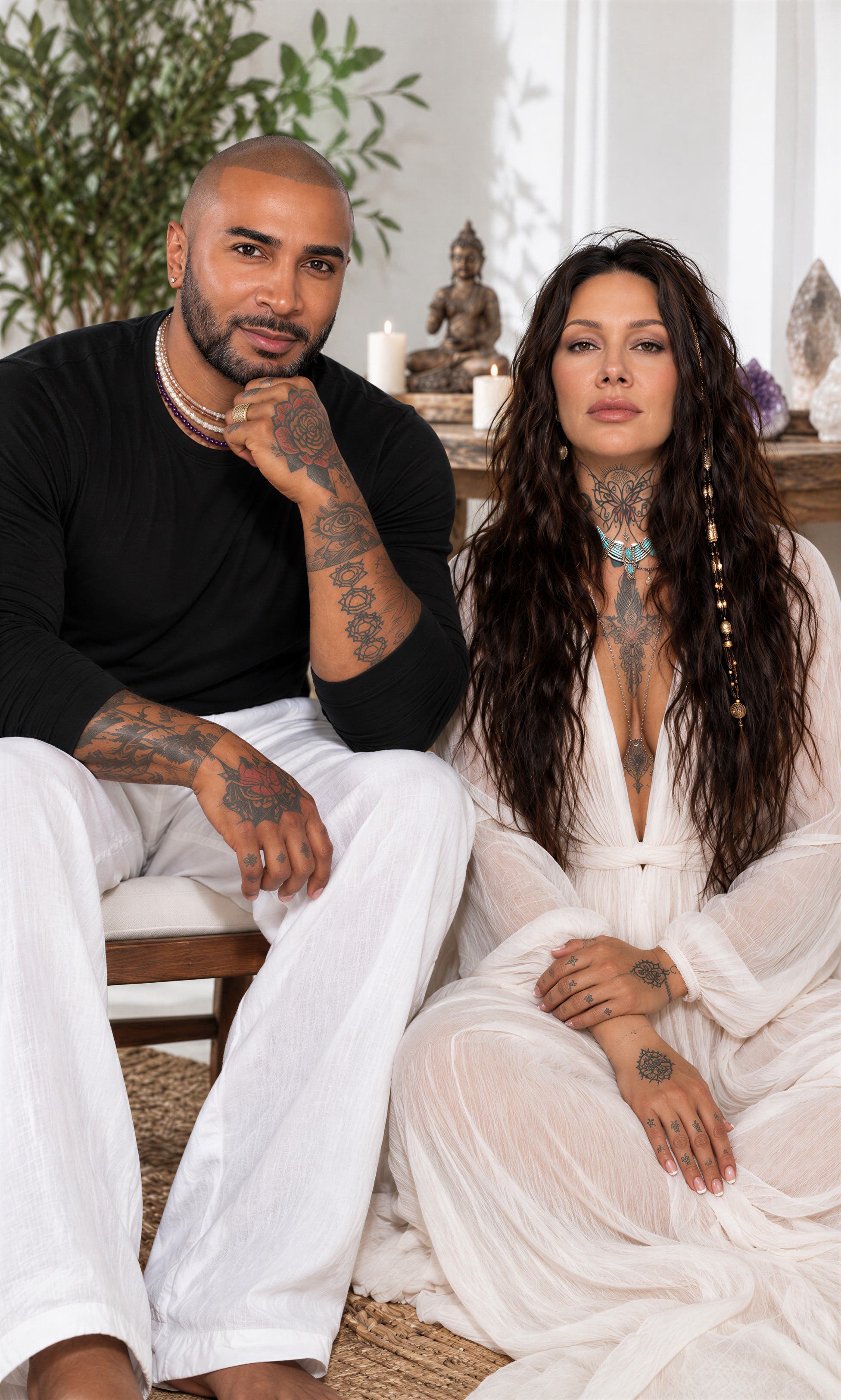 Meet Your Neighbors: Psychic Medium Riz Mirza and Wellness Designer and Author Oriah Hera Mirza