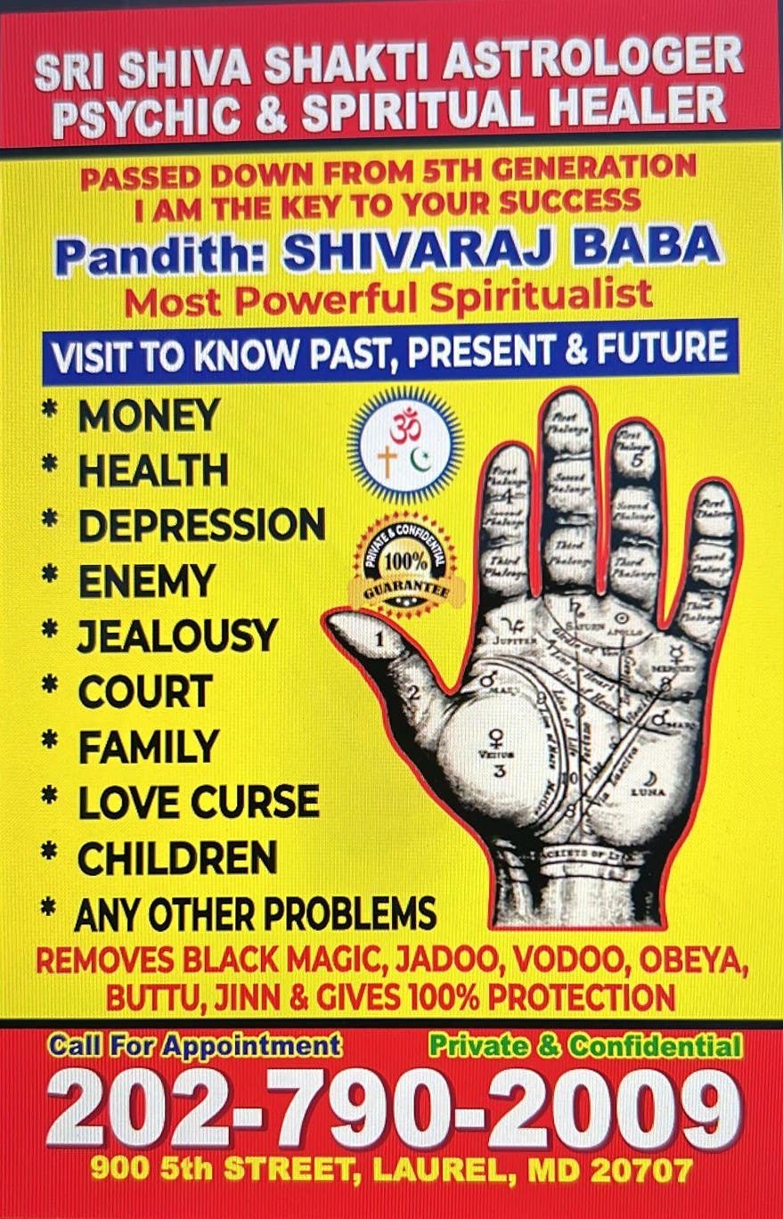 Astrologer and psychic reading