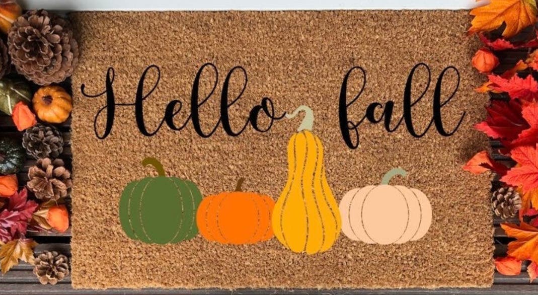 DIY Fall/Halloween Doormat Workshop