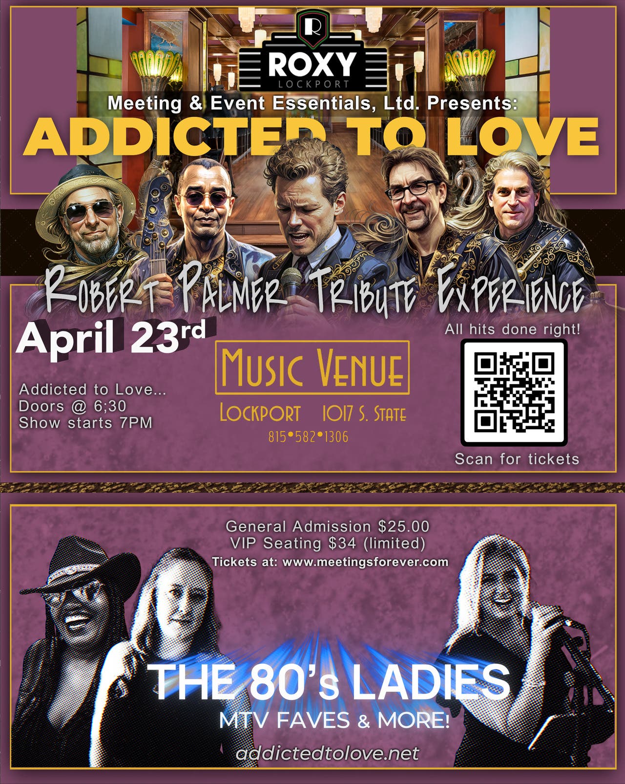 Addicted to Love- The Robert Palmer Experience