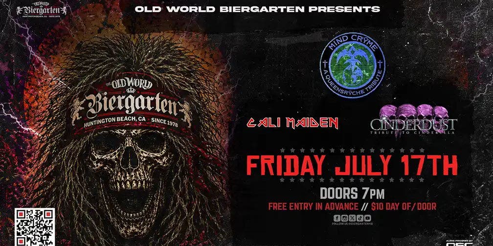 Queensrÿche, Iron Maiden, & Cinderella Tributes