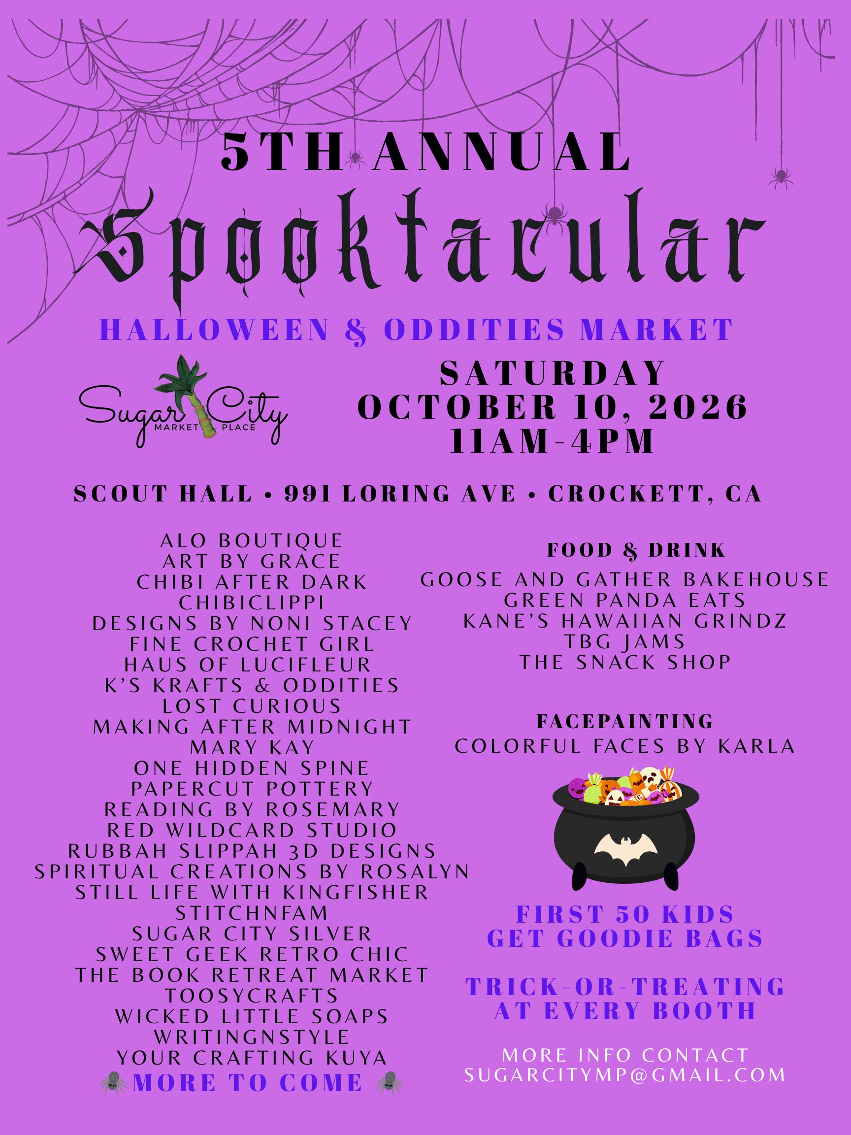 5th Annual Spooktacular Halloween & Oddities Market