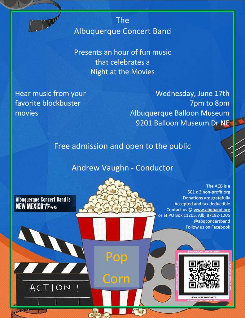 Albuquerque Concert Band: Night at the Movies!