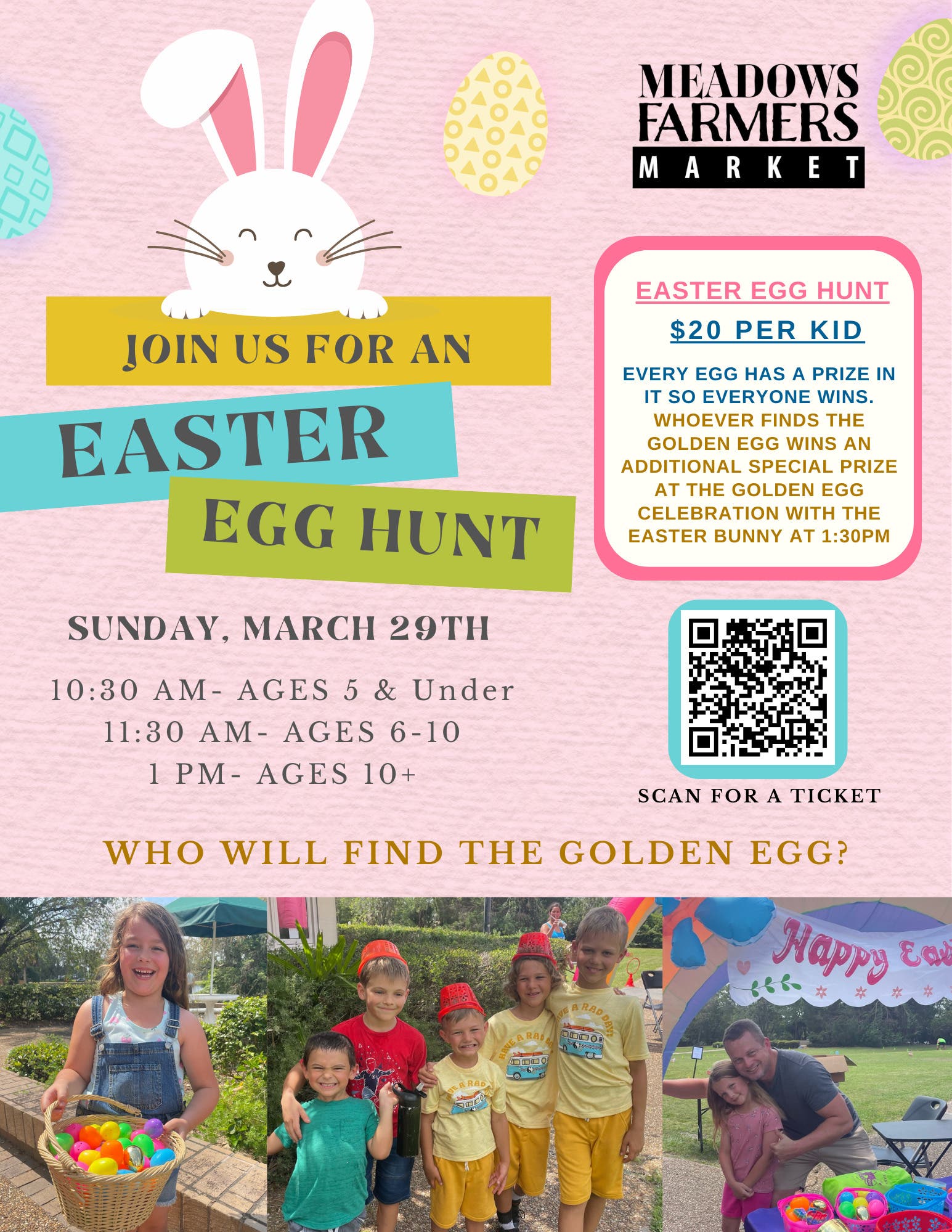 Easter Egg Hunt 🐣 Meadows Spring Market