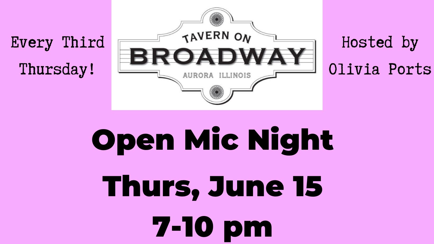 Aurora Events Calendar for June 9, 2023 - Aurora, IL Patch