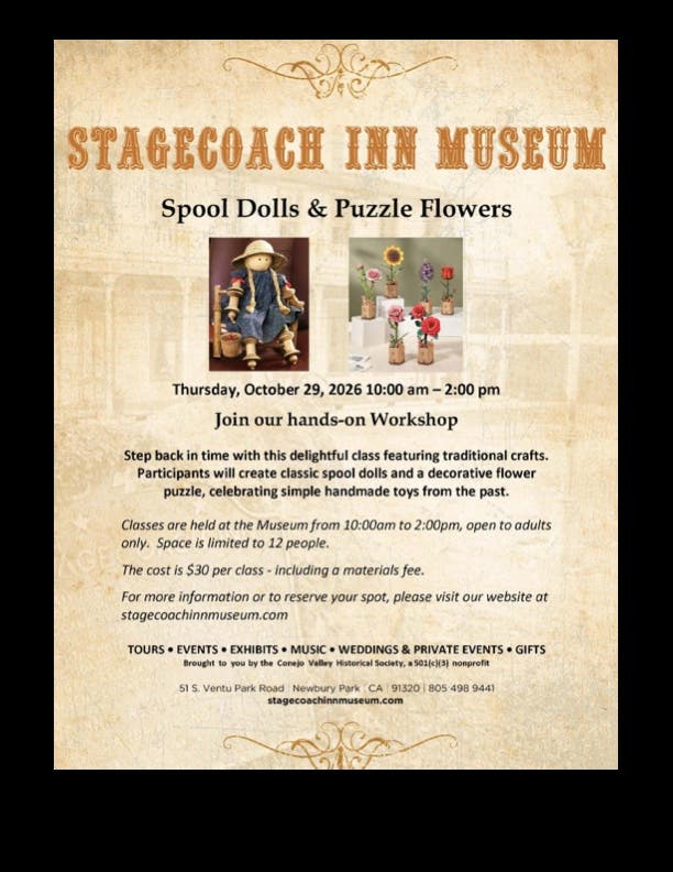 Spool Dolls & Puzzle Flowers