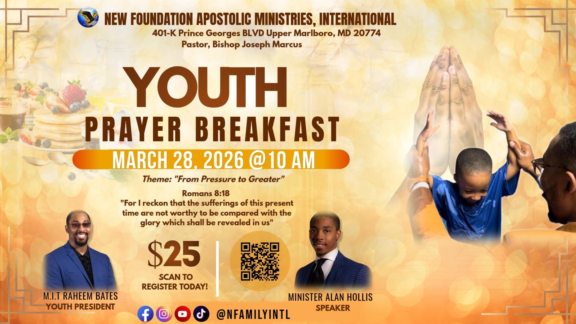 Annual Youth Prayer Breakfast!