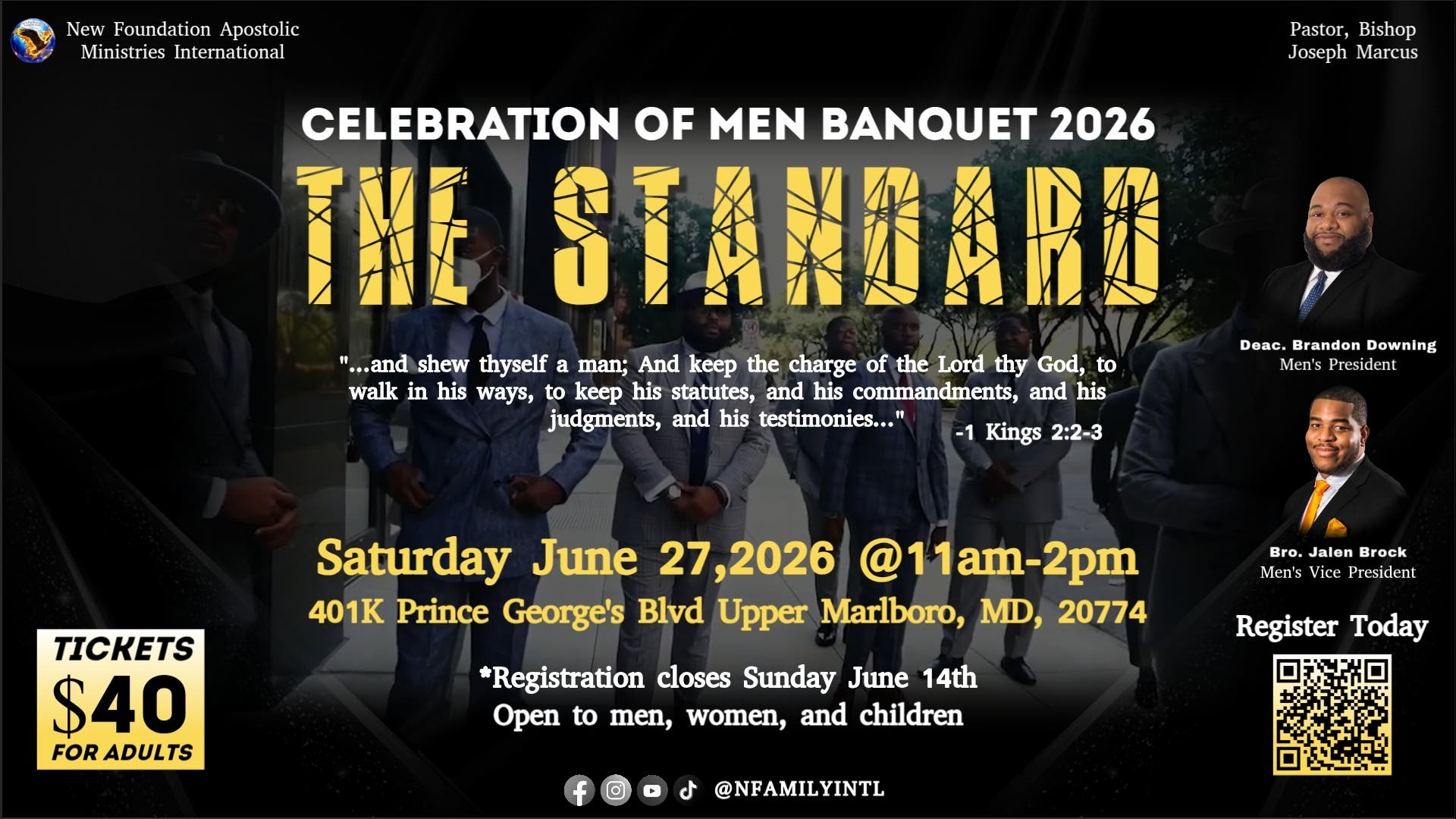 Celebration of Men Banquet 2026
