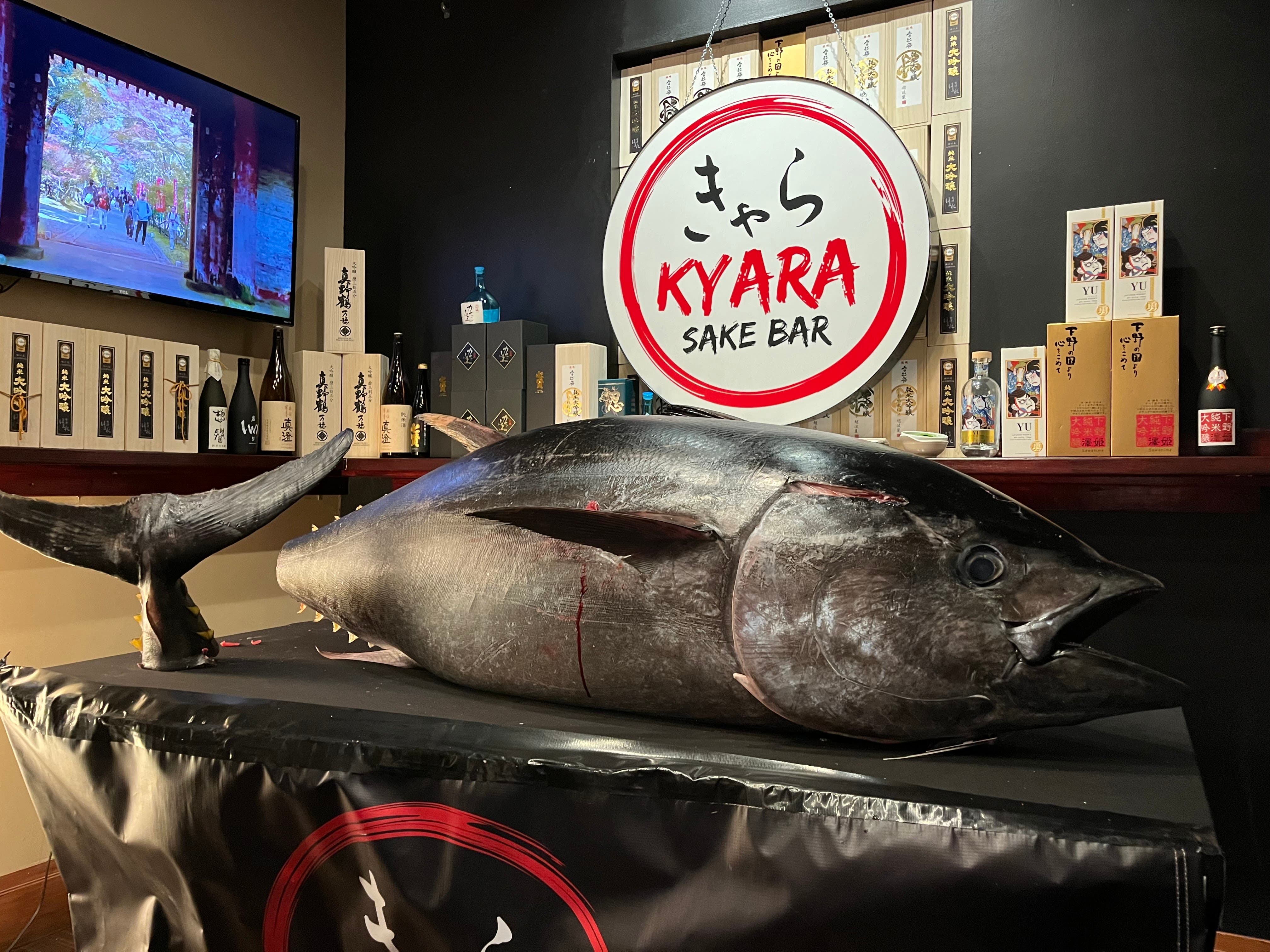 Third Anniversary Bluefin Tuna Cutting at Omakase Kyara Sake Bar