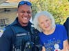 A police officer and resident make a heartwarming connection during National Law Enforcement Day.