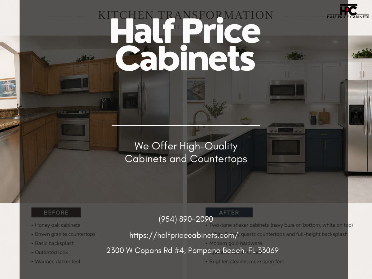 Affordable Kitchen Cabinets and Countertops Near Pembroke Pines, FL
