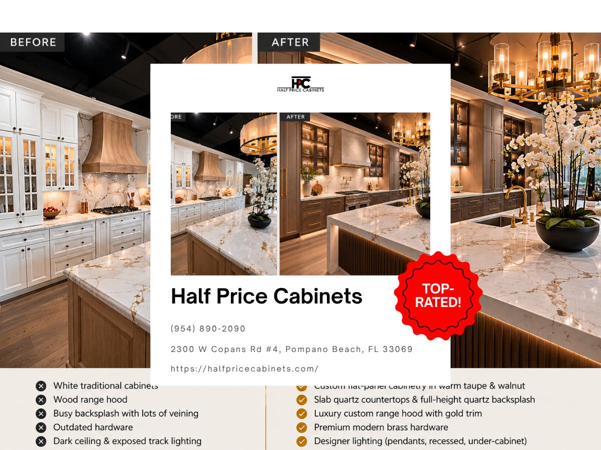 Stylish Kitchen Cabinets and Countertops Near Pembroke Pines, FL