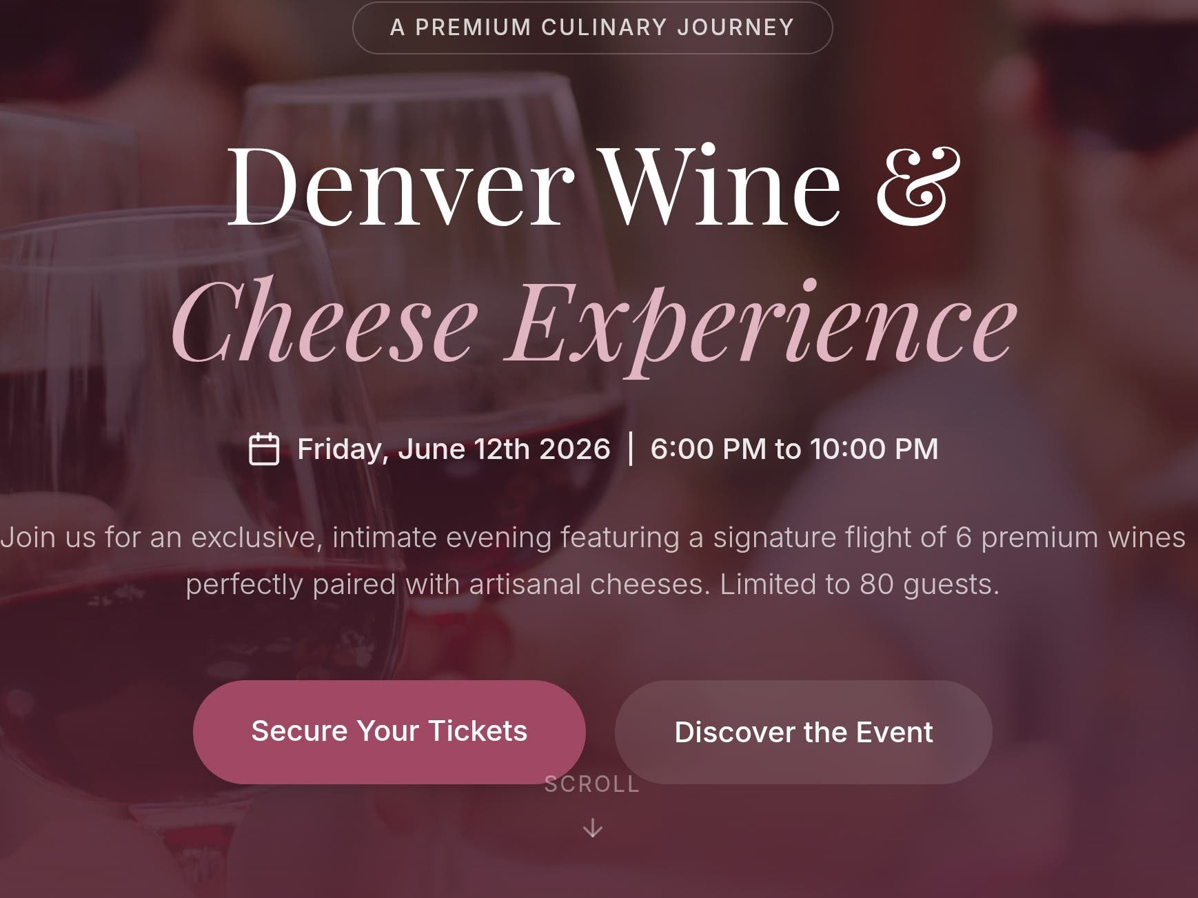 Denver Wine & Cheese Experience