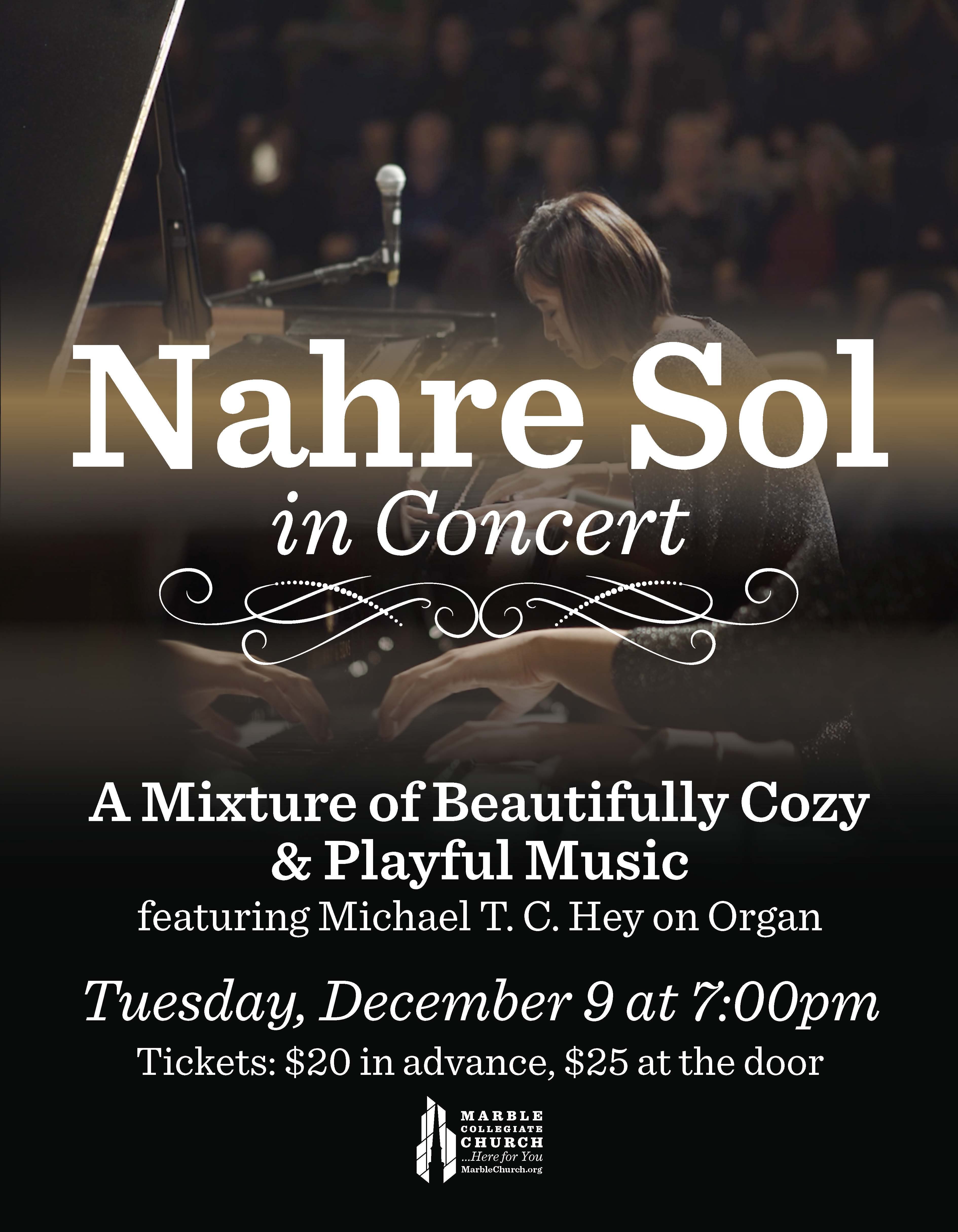 Genre-Defying Artist Nahre Sol To Perform Live at Marble Collegiate Church