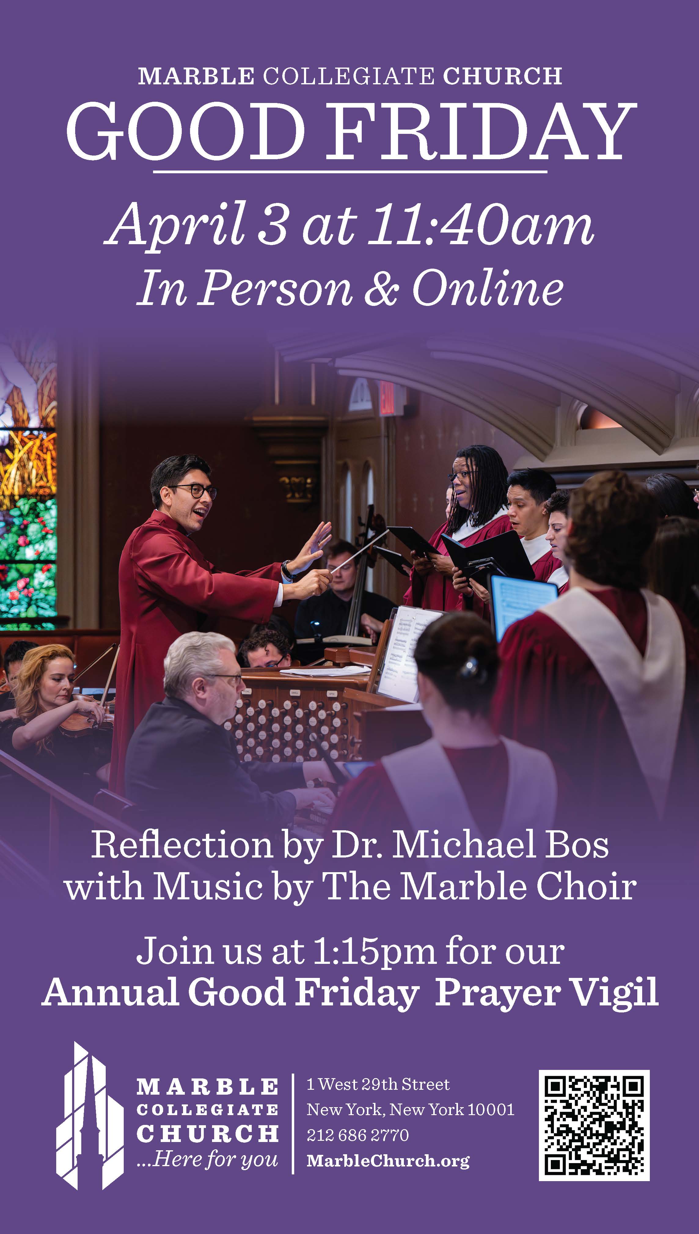 Good Friday: A Musical Meditation at Marble Collegiate Church