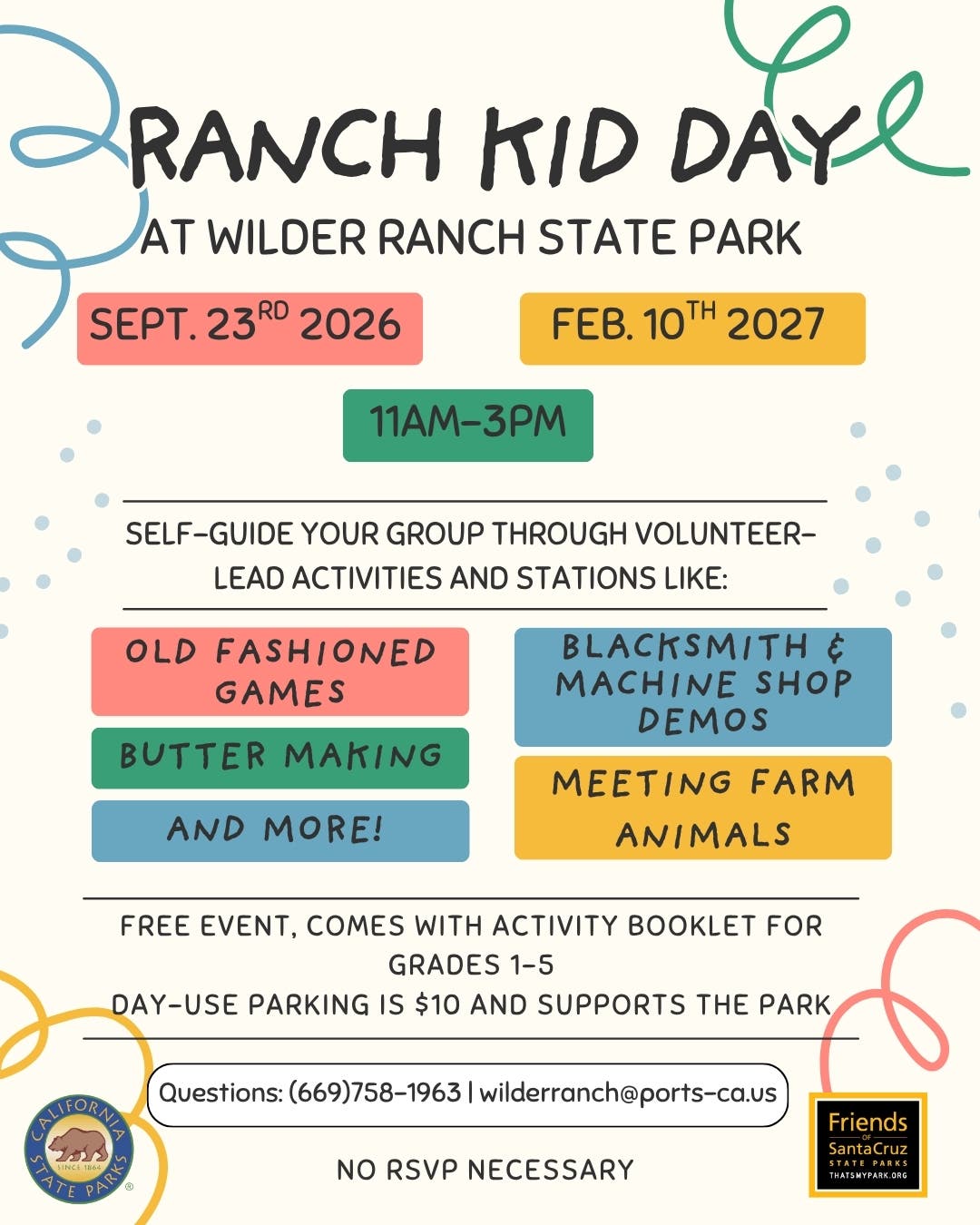 Ranch Kid Field Trip Day at Wilder Ranch