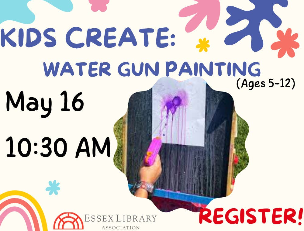 Kids Create: Water Gun Painting (Ages 5-12)