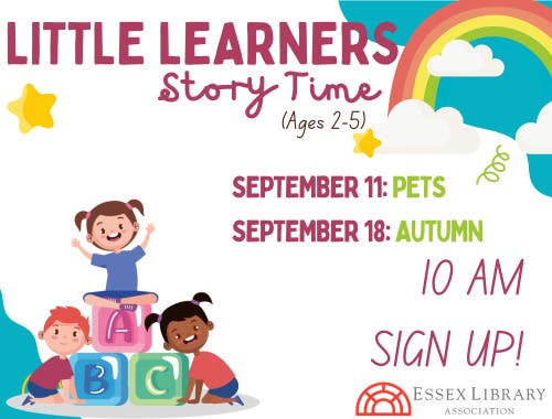Little Learners Story Time: Pets! (Ages 2-5)
