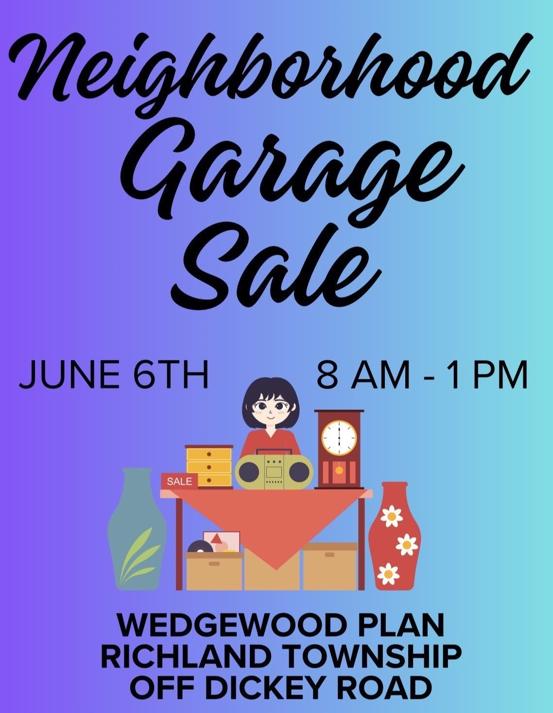 Neighborhood Garage Sale