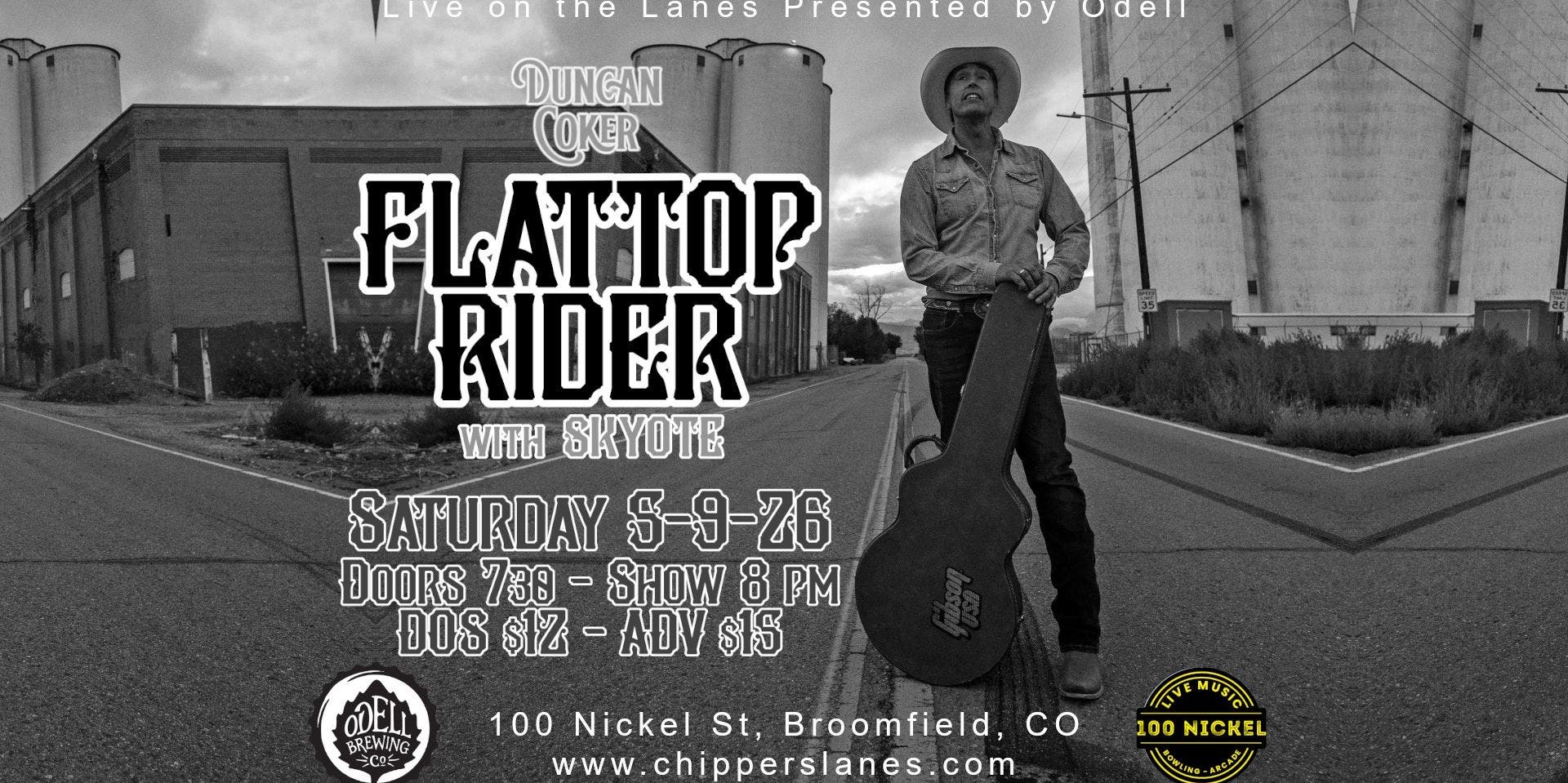 Duncan Coker Flattop Rider w/ Skyote