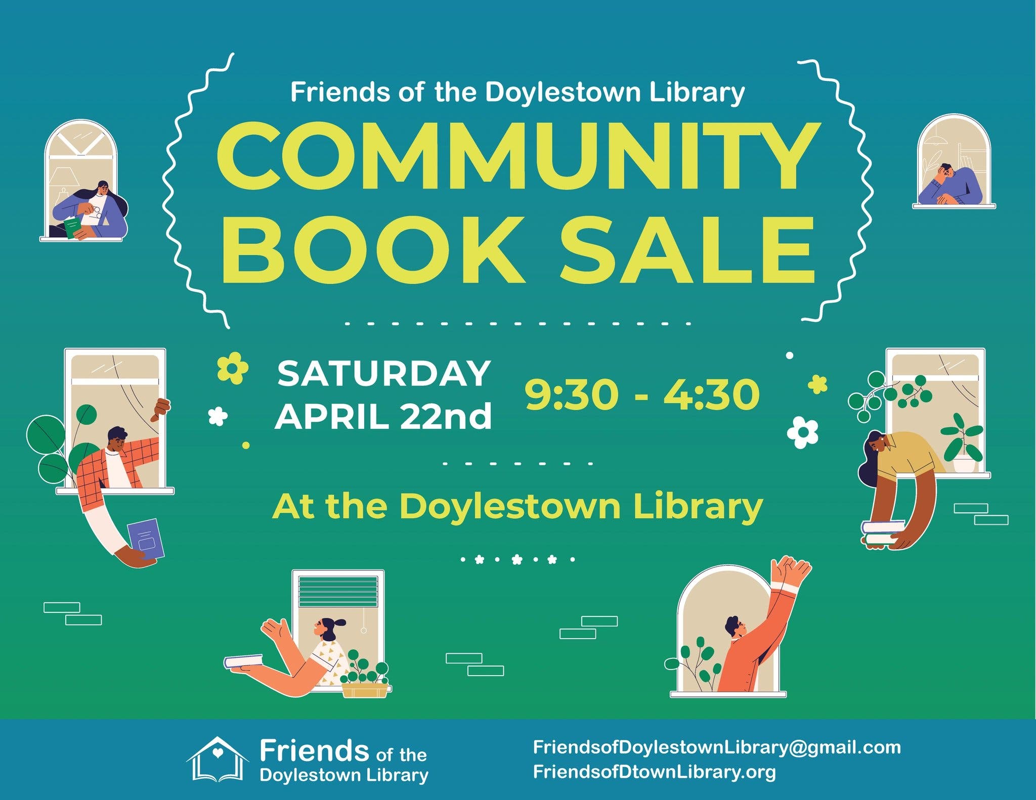 Apr 22 Community Book Sale Doylestown, PA Patch
