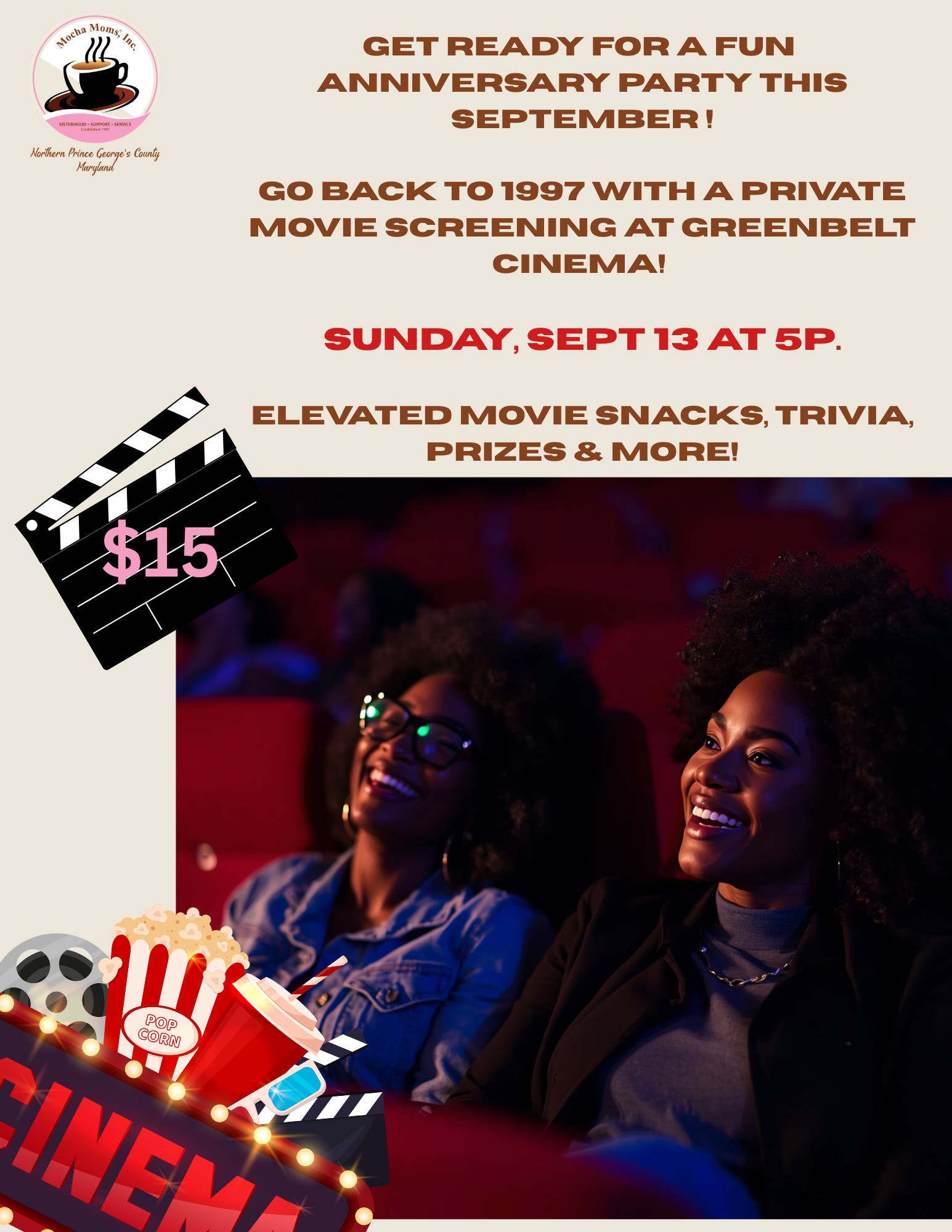 NPGC Mocha Moms - Anniversary Movie Night