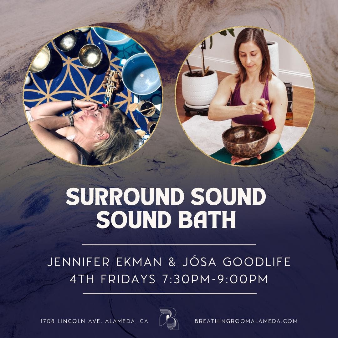 Surround sound sound bath