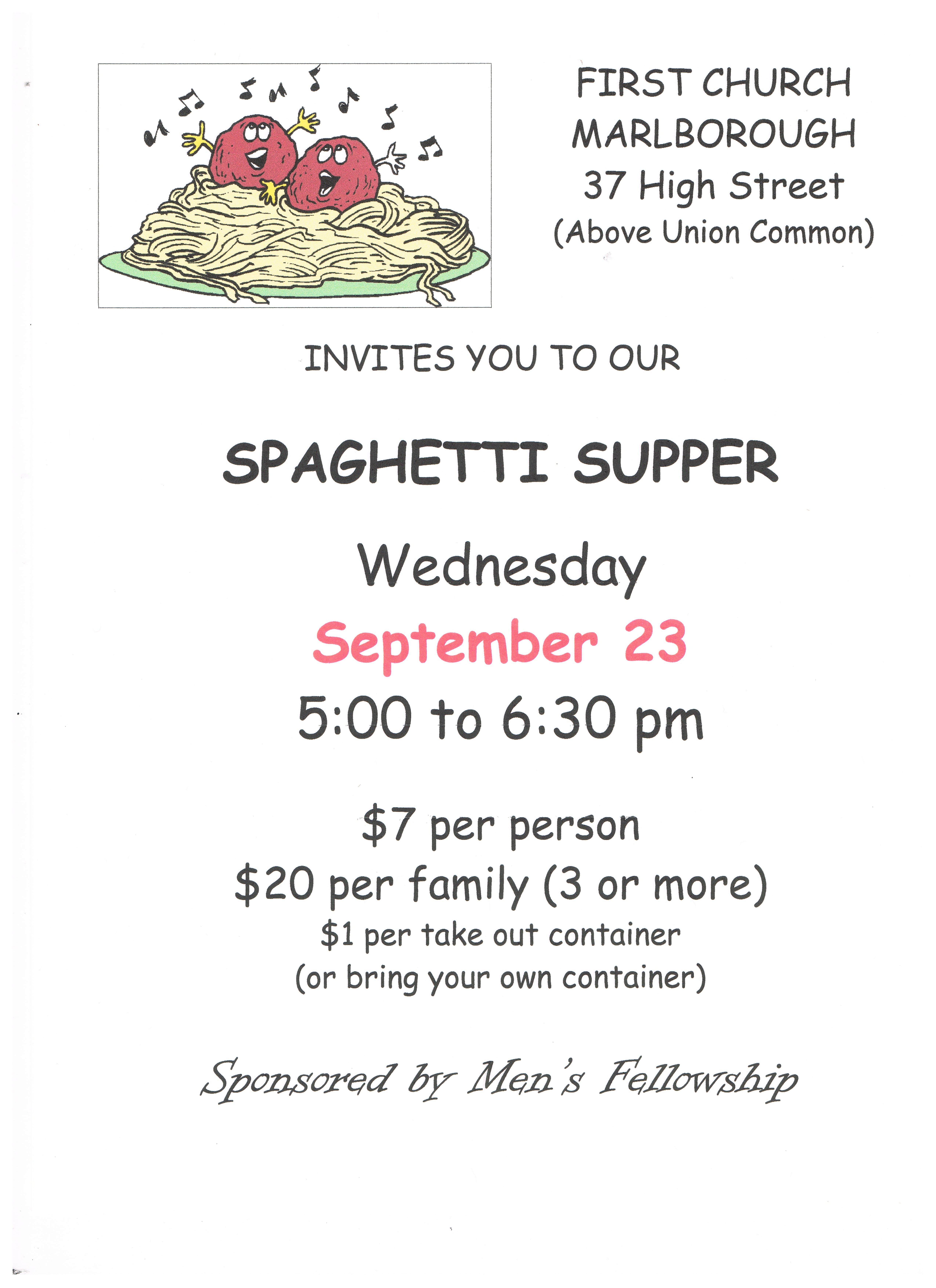 Spaghetti Supper