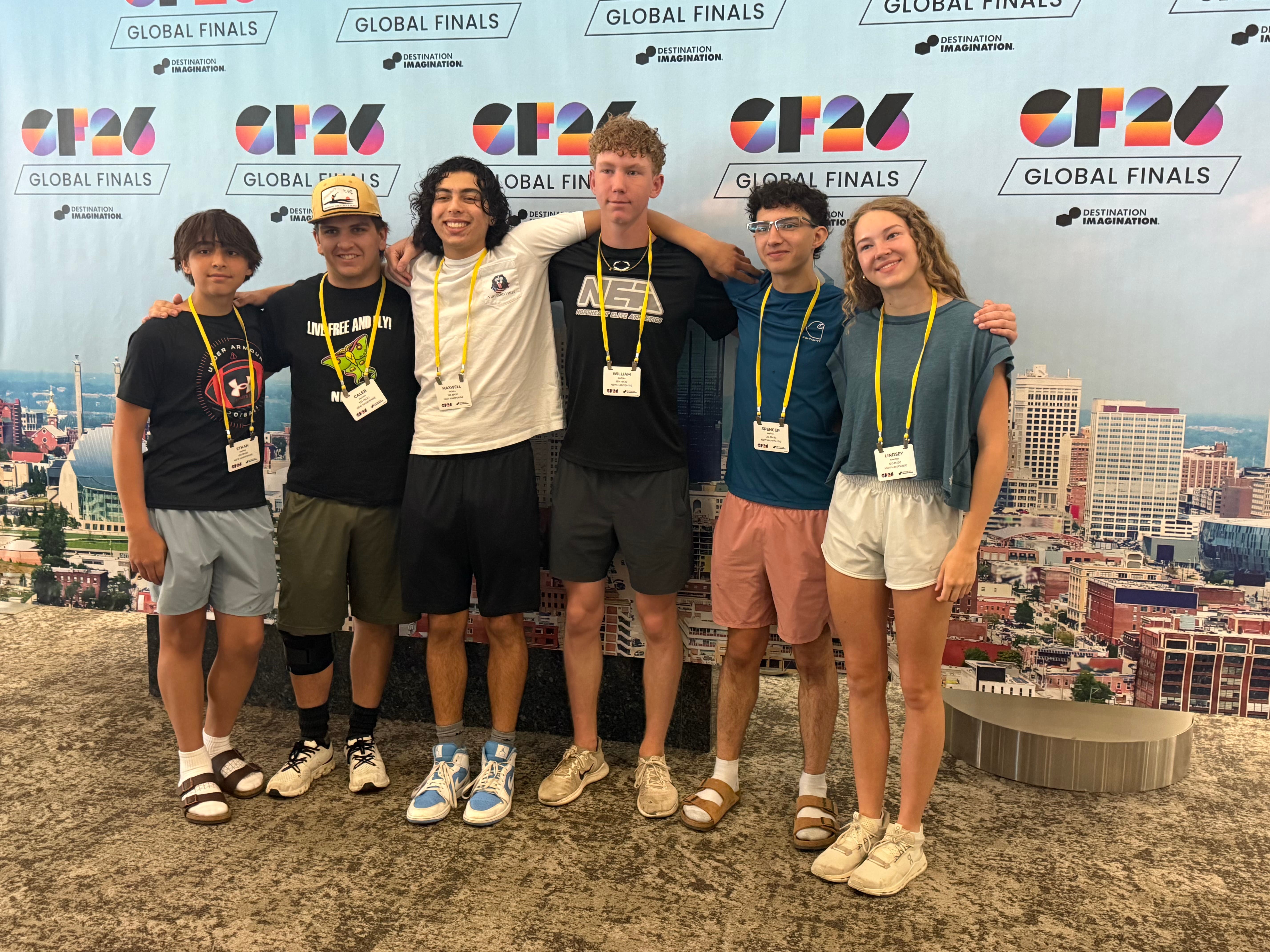Concord NH team who finsihed 9th in the world in scientific challenge