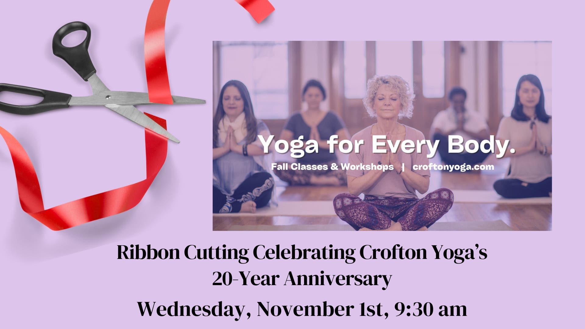Nov 1 Ribbon Cutting Celebrating the 20Year Anniversary of Crofton
