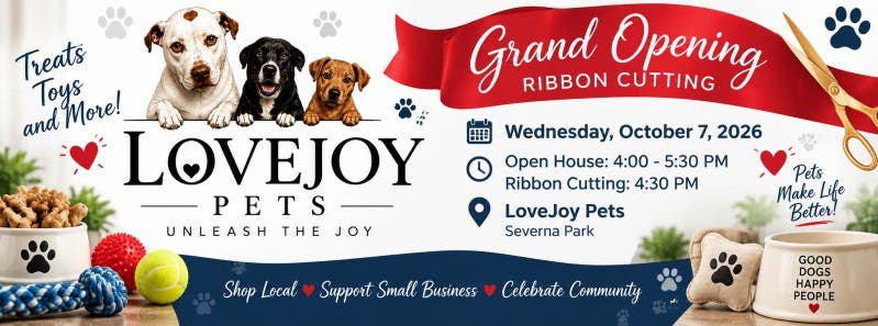 Ribbon Cutting Celebrating Grand Opening of LoveJoy Pets