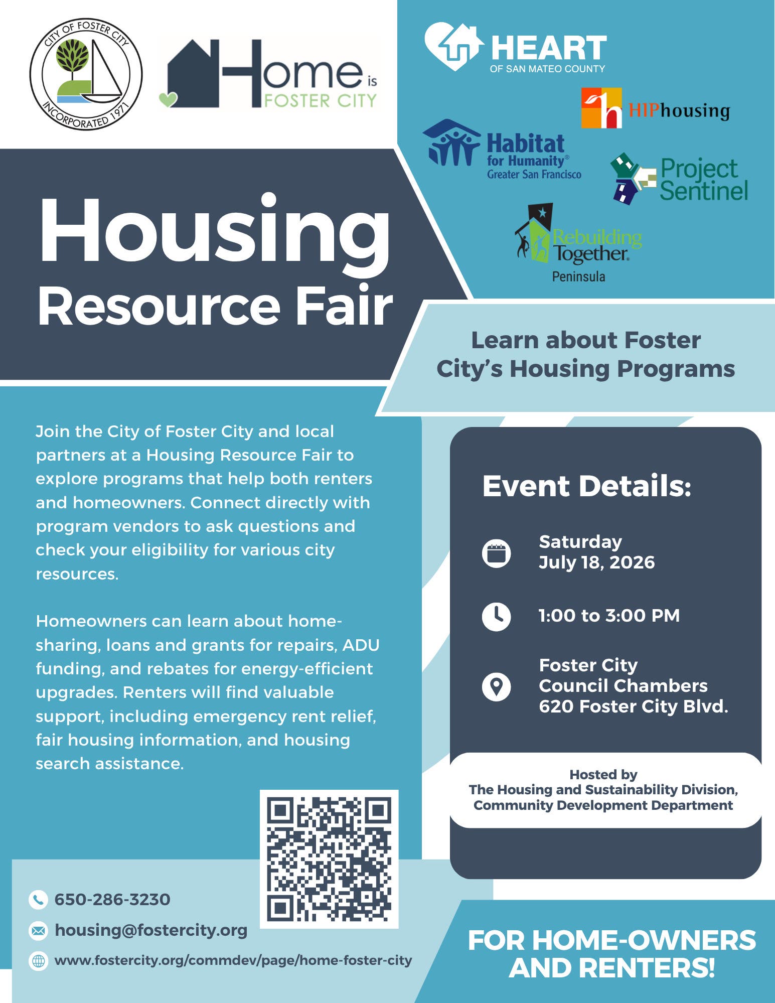 Foster City Housing Resource Fair
