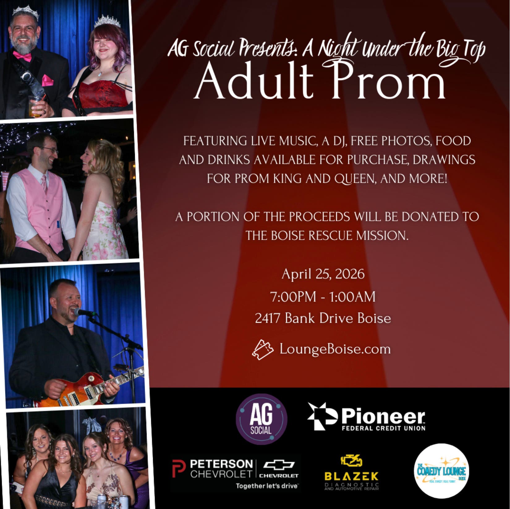 Adult Prom @ The Comedy Lounge 