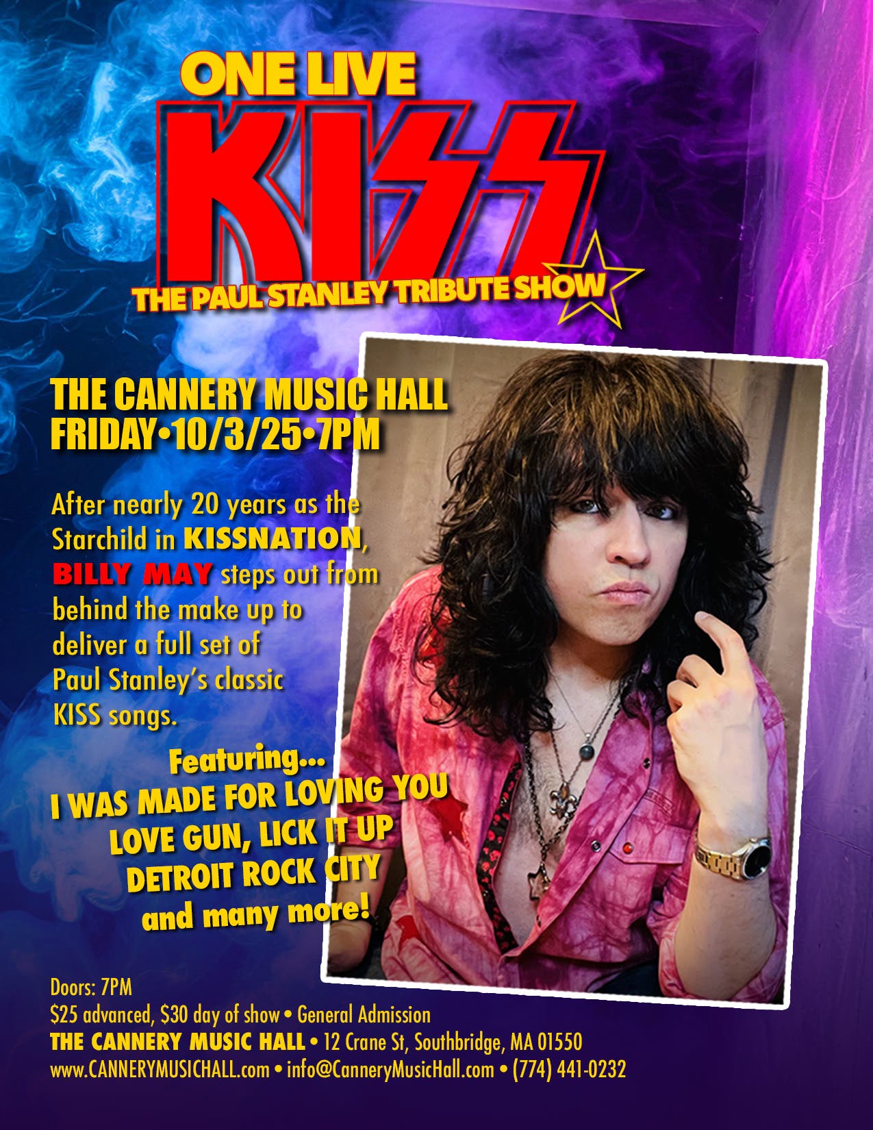  PAUL STANLEY Tribute Ready to ROCK AND ROLL ALL NITE!