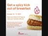 Free Spicy Chicken Biscuit