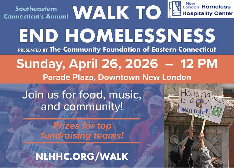 Southeastern Connecticut's Annual Walk to End Homelessness, commemorating 20 years of NLHHC